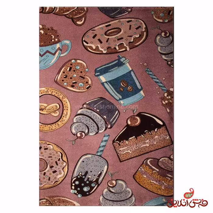 فرش ساوین کد 7279 یاسی