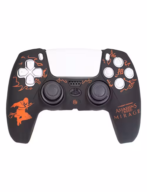 روکش محافظ دسته PS5 لیزری مشکی قرمز طرح اساسینز کرید