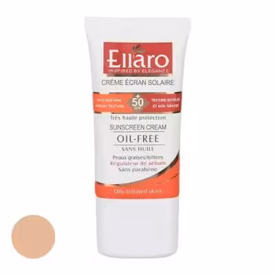 کرم ضد آفتاب رنگی الارو SPF 50 مدل Teinte Foncee