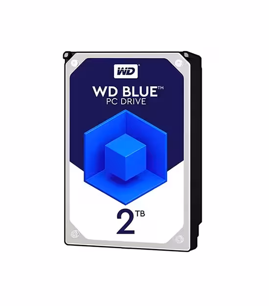 هارد دیسک اینترنال 2 ترابایت آبی وسترن دیجیتال اصلی اکبند