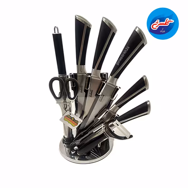 سرویس چاقو آشپزخانه رومانتیک هوم مدل WLD-88F (9 پارچه)