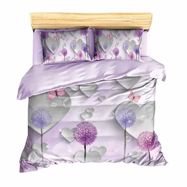 سرویس روتختی یک نفره کارینا مدل سه بعدی 6 تکه کد 1020