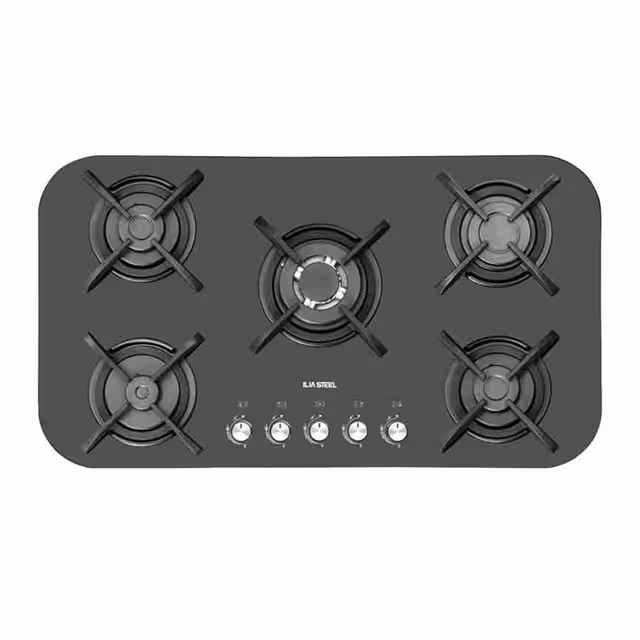 اجاق گاز صفحه ای شیشه ای ایلیا استیل مدل G 523