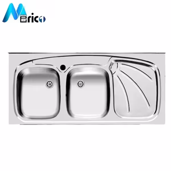 سینک اخوان کد 127 روکار دو لگنه