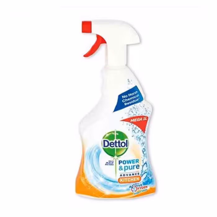 اسپری آشپزخانه انگلیسی دتول Dettol با رایحه ای دلپذیر 1 لیتر