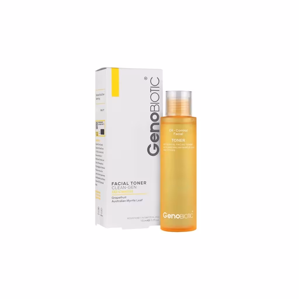 تونر تنظیم‌کننده چربی و براقیت صورت ژنوبایوتیک 150 میلی‌لیتر | Genobiotic Oil Control & Shine Regulating Toner 150 ml