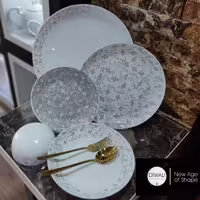 سرویس آرکوپال گرد طرح گلریز طوسی  با برند گلدن اوپال 