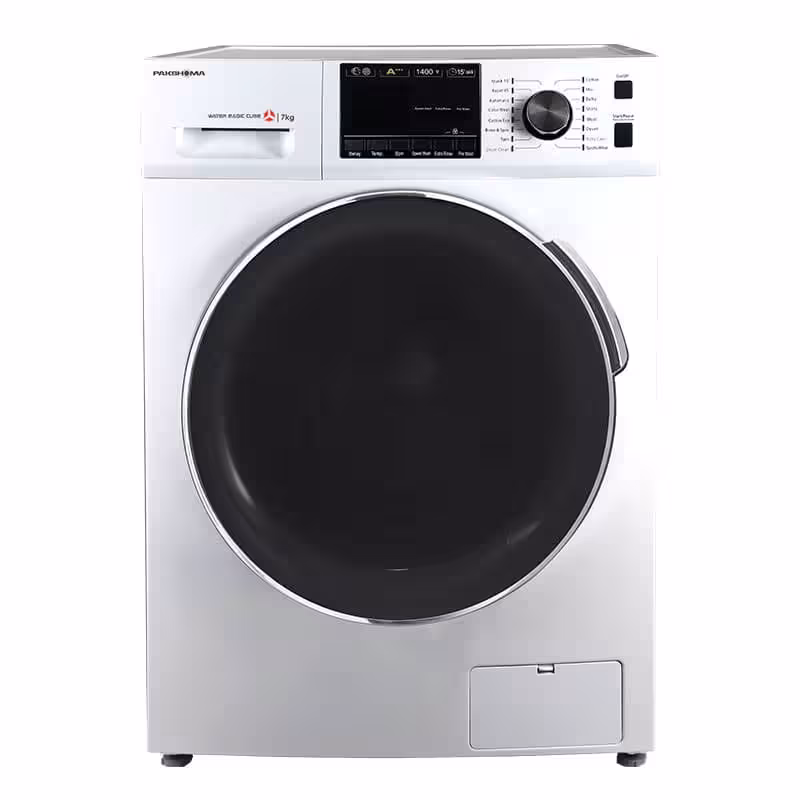 ماشین لباسشویی پاکشوما 7 کیلویی سفید مدل TFB-76404 WT