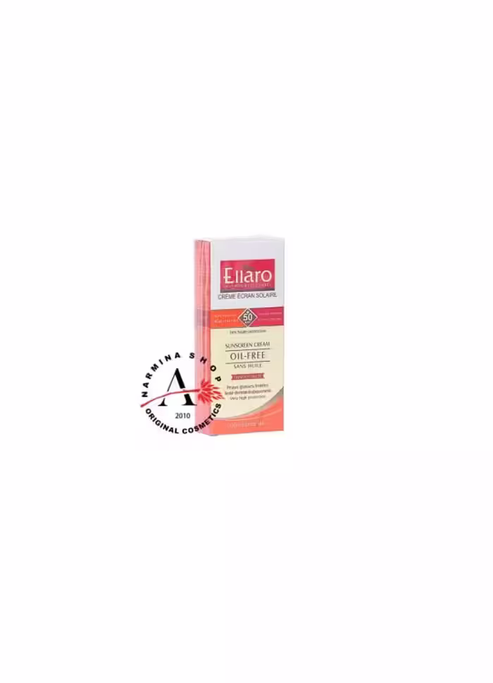 ضد آفتاب بژ طبیعی پوست چربSPF50 الارو ELLARO