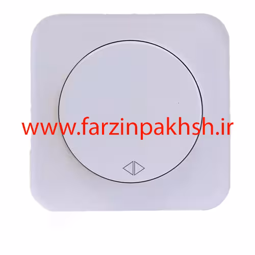 کلید کراکس (صلیبی) توکار دلند مدل آدا پلکسی قاب سفید