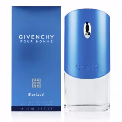 ادو تویلت مردانه جیوانچی (ژیوانشی) مدل پورهوم بلو لیبل Pour Homme Blue Label حجم 100 میلی لیتر | Givenchy Pour Homme Blue Label Eau De Toilette For Men 100 ml