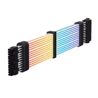 کابل اسلیو گیم مکس ARGB Extension 3x8pin GPU Sleeve BLACK