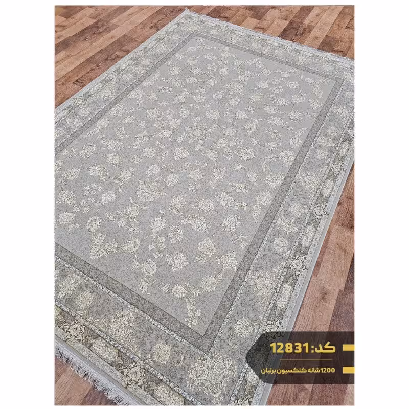 فرش ماشینی کاشان1200شانه تراکم3600سایز6متری کد12831(باارسال رایگان)