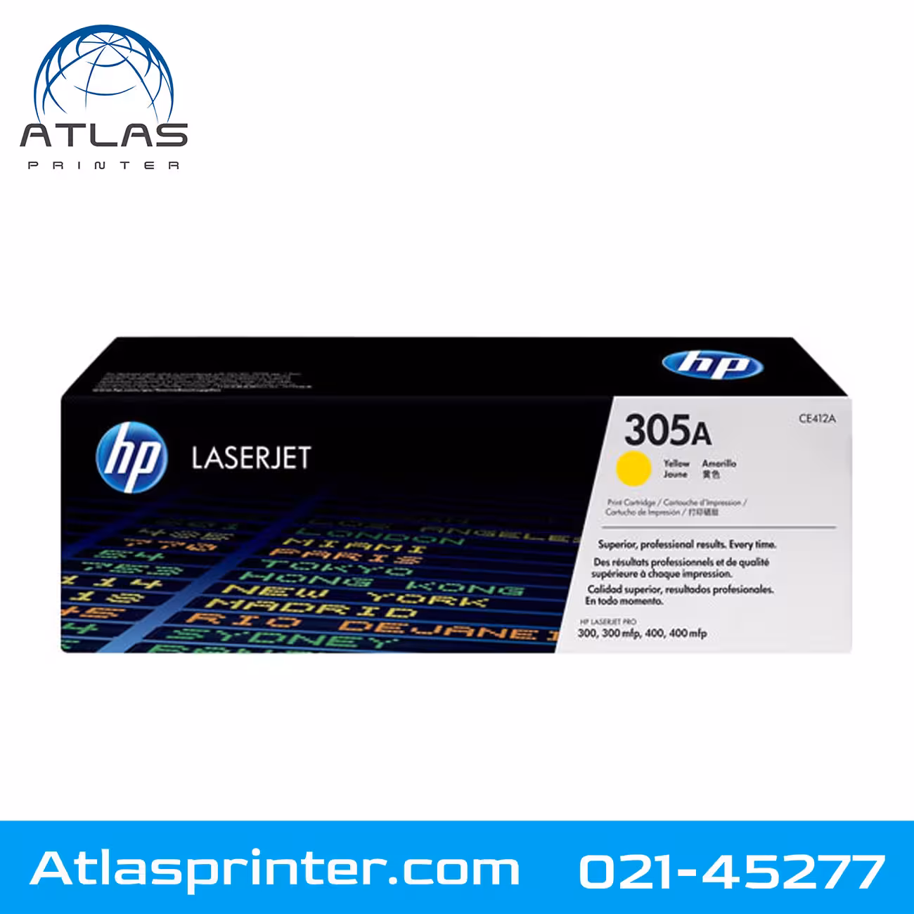 کارتریج لیزری اچ پی HP 305A زرد