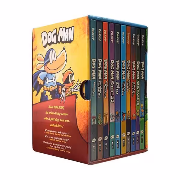 پک کامل Dog Man اثر Dav Pilkey