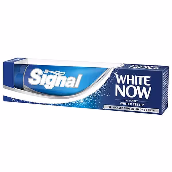 خمیر دندان سفید کننده سیگنال مدل White Now حجم 75 میلی لیتر