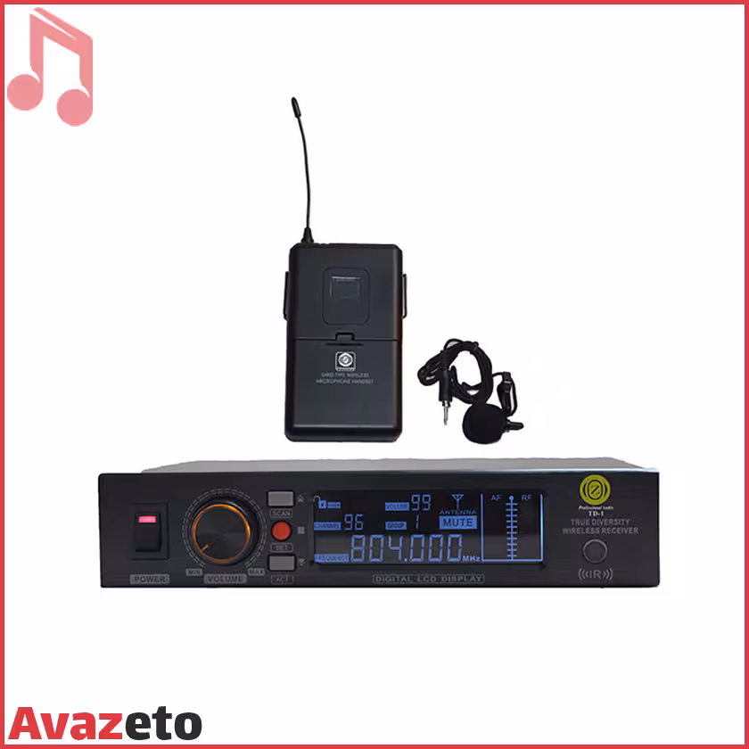 میکروفن بیسیم یقه ای زیکو Zico TD-1C