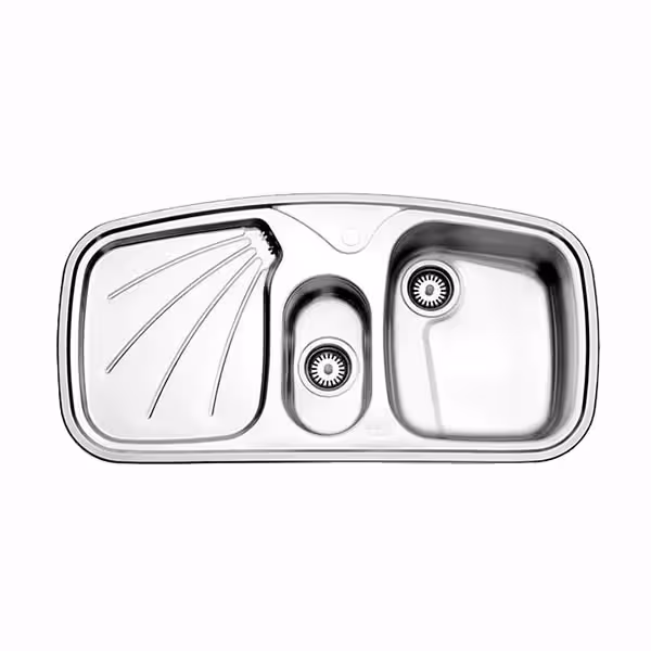 سینک طرح پروانه توکار استیل البرز کد 610
