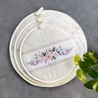 ست 3تایی دمکنی مخمل رستا - طرح 64