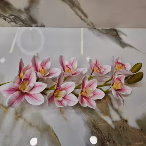 شاخه ارکیده سلطنتی صورتی مصنوعی