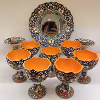 هفت سین میناکاری مدل 10 پارچه کد 11