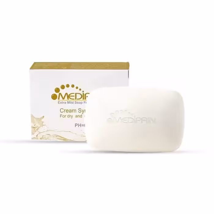 پن درماتولوژیک کرم دار مدیپن مخصوص پوست‌ خشک وزن 100 گرم