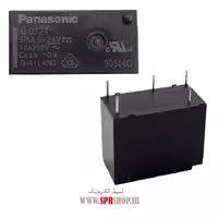 رله 24 ولت 10 آمپر 5 پايه پکیجی ALQ124 PANASONIC