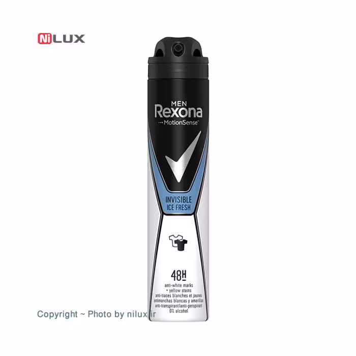 اسپری ضد تعریق مردانه رکسونا مدل Invisible Ice Fresh حجم 200 میلی لیتر