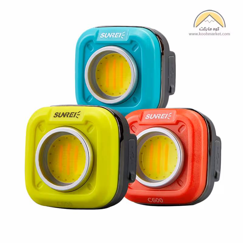 نورافکن سانری مدل Sunrei C600 ( قابل تبدیل به هدلامپ )