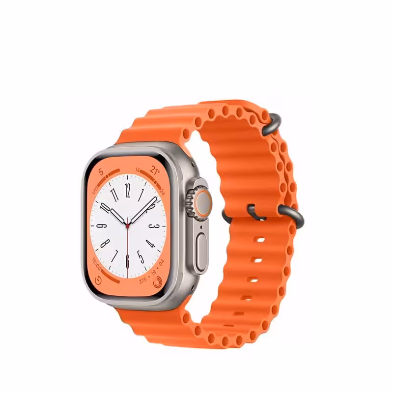 ساعت هوشمند هاینو تکو مدل MIS PUNCHING SMART MAX ULTRA T92 دارای قابلیت های صفحه نمایش رنگی، صفحه نمایش لمسی، کنترل موسیقی (Music Player)، پشتیبانی از زبان فارسی در منو و سیستم‌عامل بند سیلیکون | کالا مکس