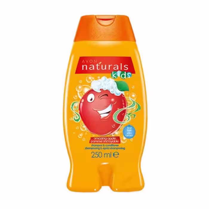 شامپو و نرم کننده مو کودک Avon رایحه سیب 250 میل