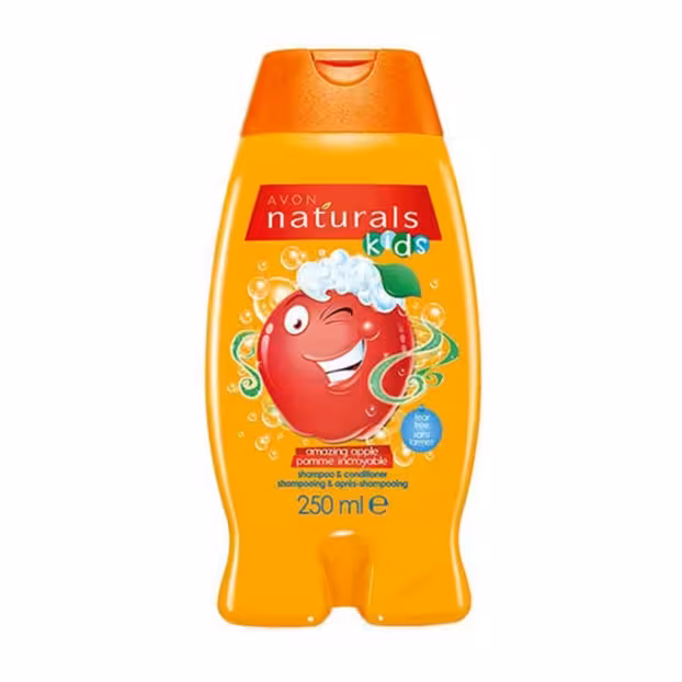 شامپو و نرم کننده مو کودک Avon رایحه سیب 250 میل