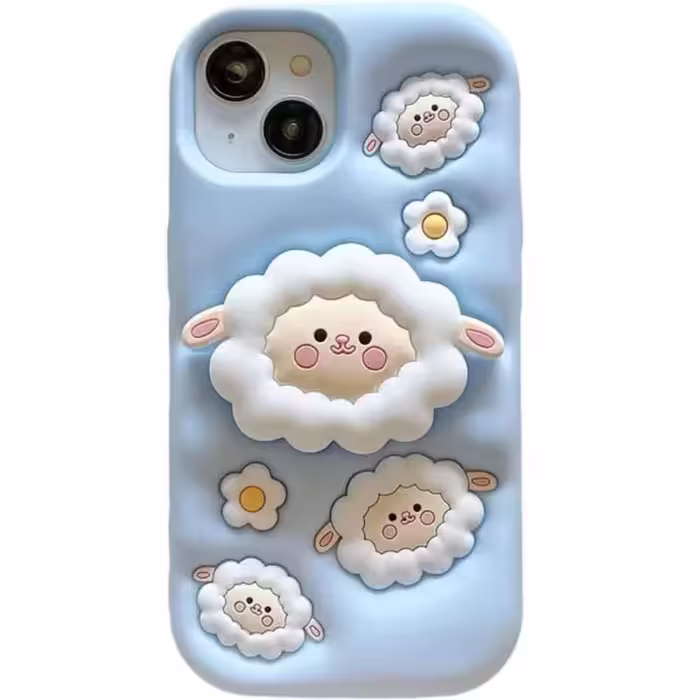 کاور طرح عروسک سیلیکون پاک کن مدل iphone13 مناسب برای گوشی موبایل اپل Iphone 13 | کالا مکس