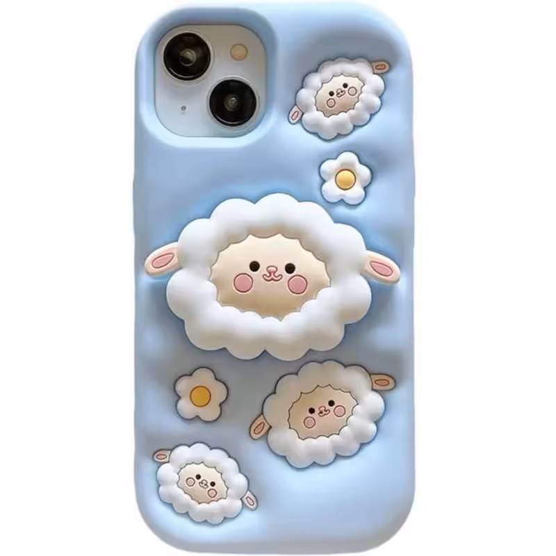 کاور طرح عروسک سیلیکون پاک کن مدل iphone13 مناسب برای گوشی موبایل اپل Iphone 13 | کالا مکس