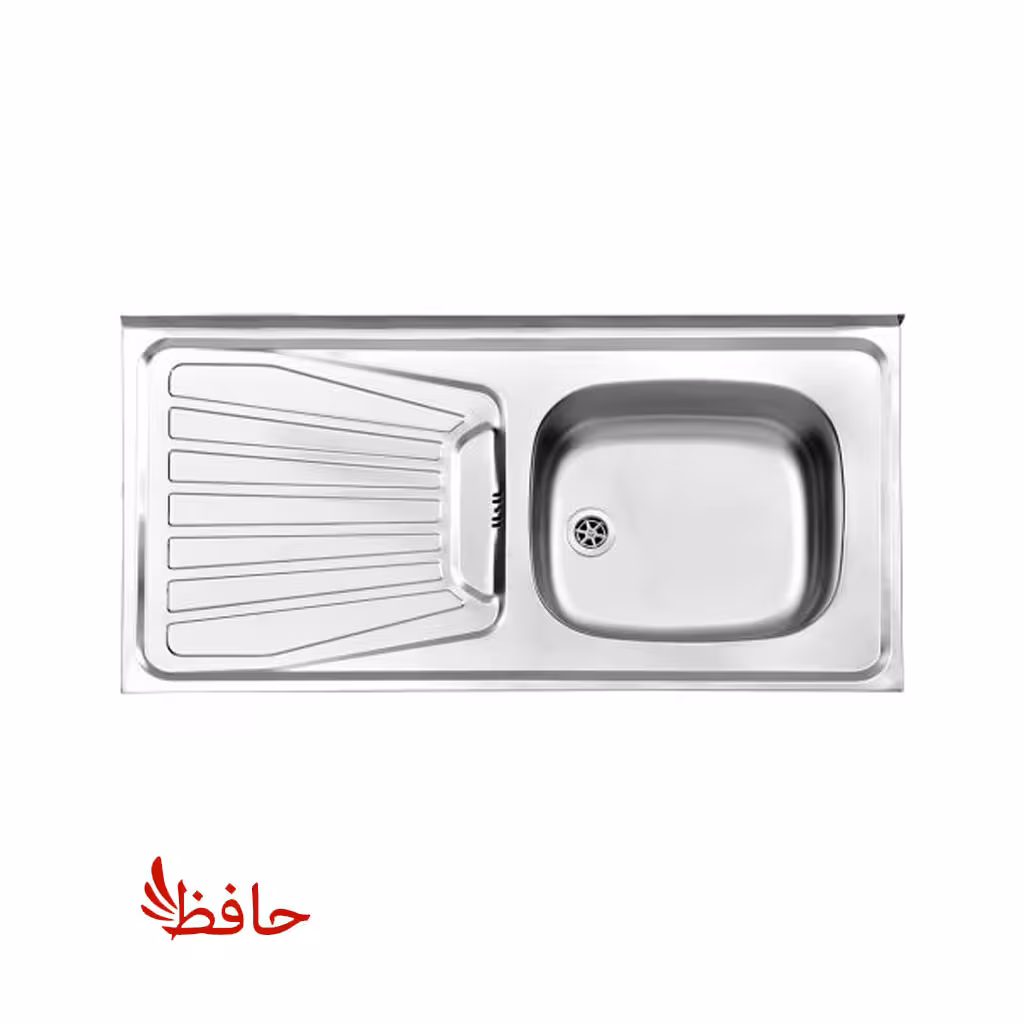 سینک یک لگنه نیمه فانتزی استیل البرز مدل 165 روکار