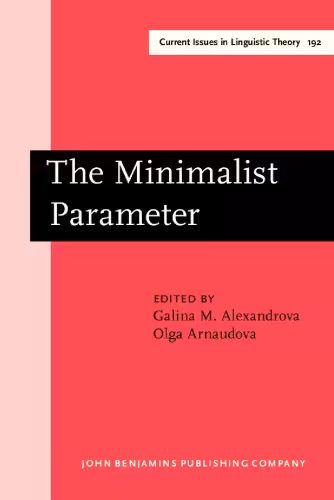 خرید و دانلود نسخه کامل کتاب The Minimalist Parameter: Selected Papers from the Open Linguistics Forum, Ottawa, 21-23 March 1997