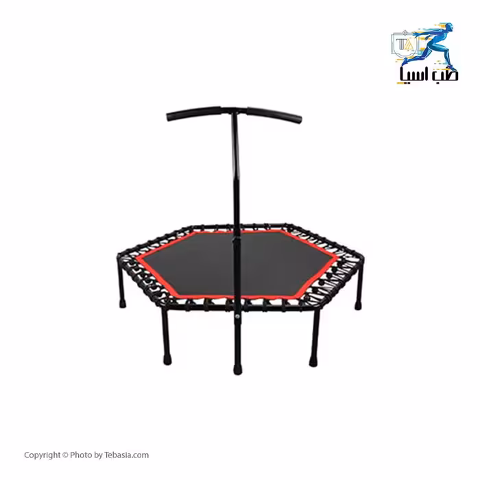 ترامپولین شش ضلعی دسته دار ورزشی