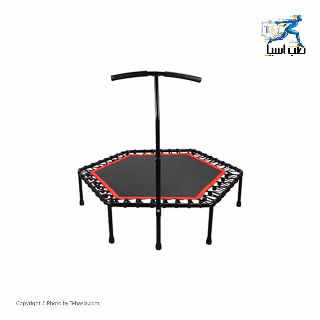 ترامپولین شش ضلعی دسته دار ورزشی