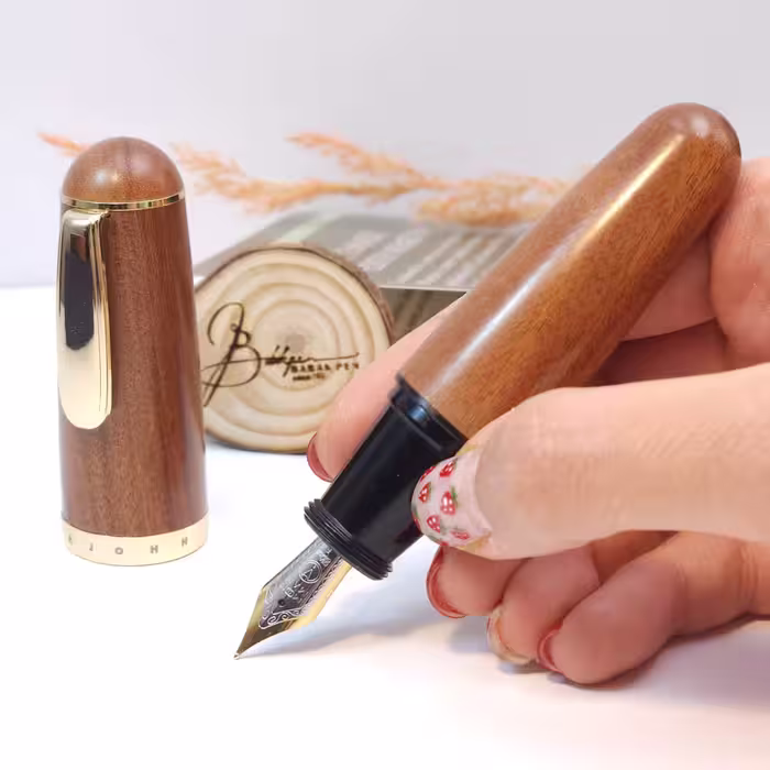 خودنویس ماژان چوبی Majohn Wood Mini Eyedropper Fountain Pen Q1