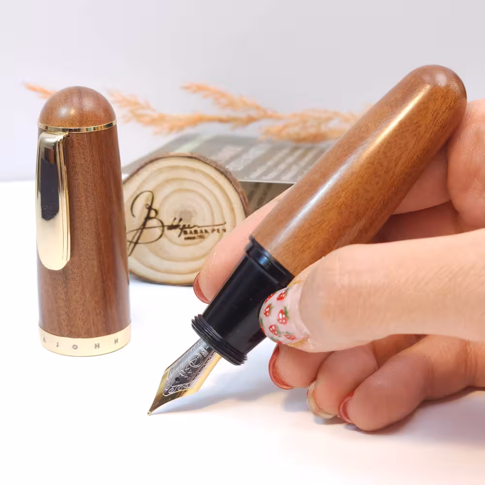 خودنویس ماژان چوبی Majohn Wood Mini Eyedropper Fountain Pen Q1