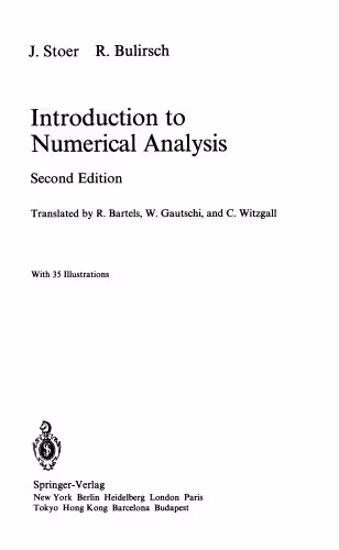 خرید و دانلود نسخه کامل کتاب Introduction to numerical analysis