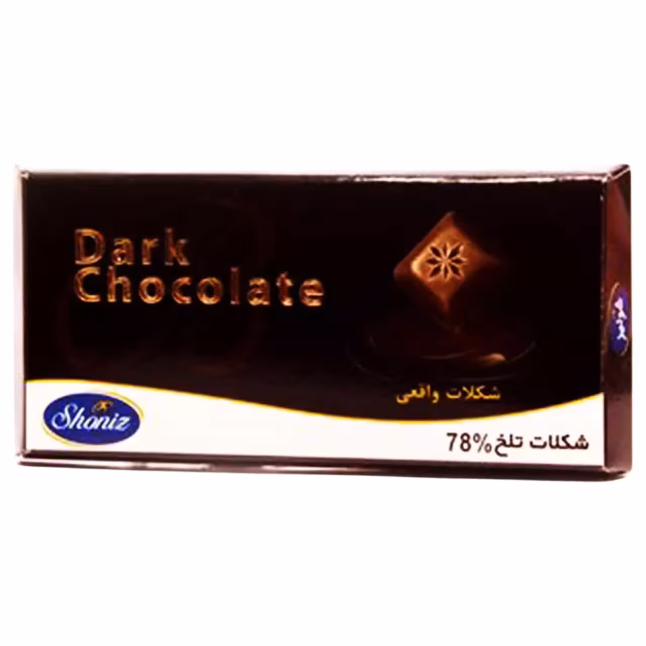 شکلات تلخ 78% شونیز – 100 گرم