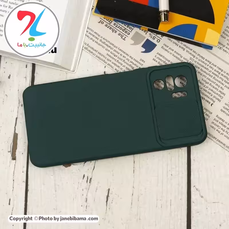 قاب سیلیکونی گوشی شیائومی Xiaomi Redmi Note 10 مدل محافظ لنزدارکشویی - سبز یشمی