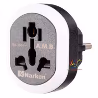 تبدیل دوشاخه برق نارکن مدل 3 به 2