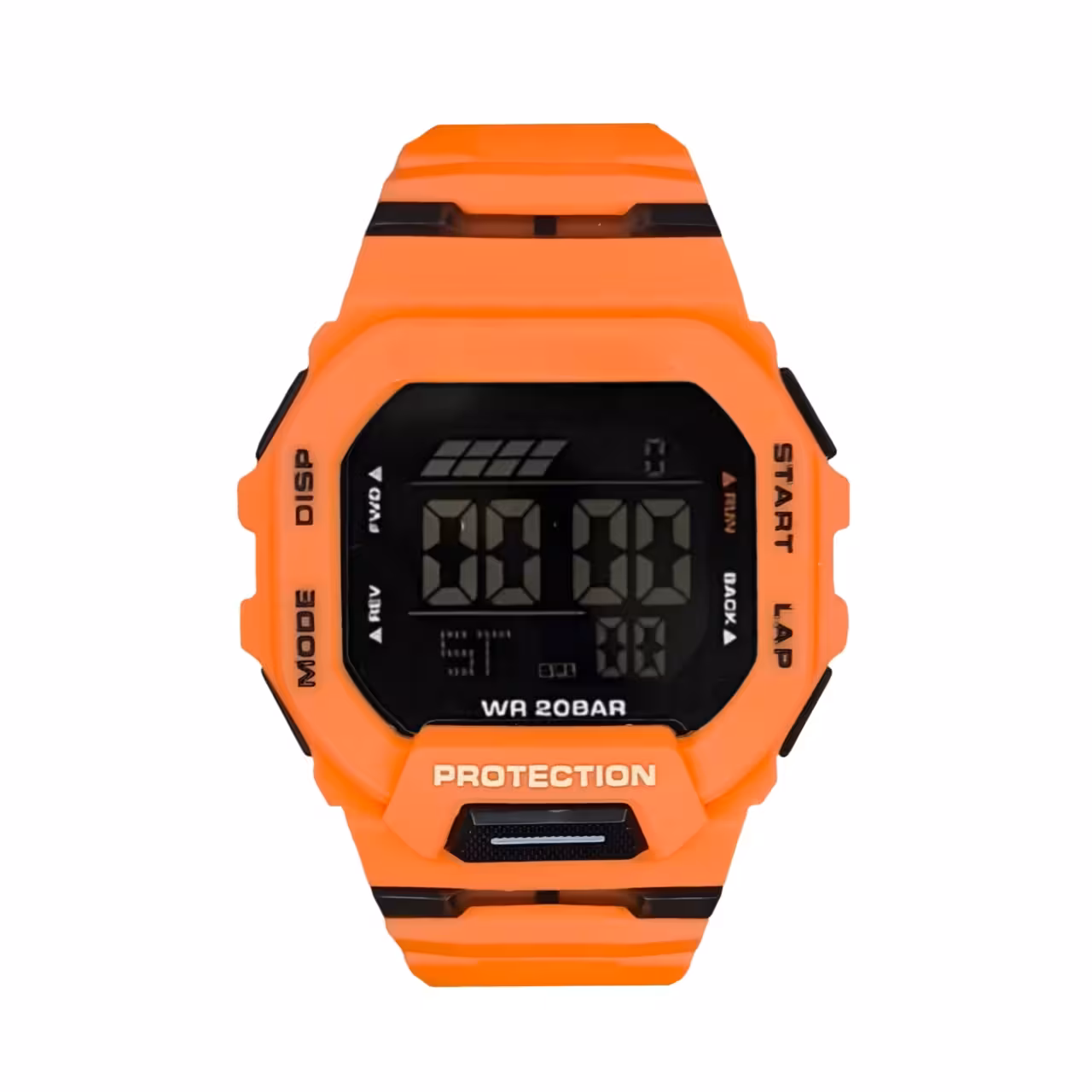 ساعت مچی دیجیتال مدل اسپرت بند رابر کرنوگراف کد GDB200.4