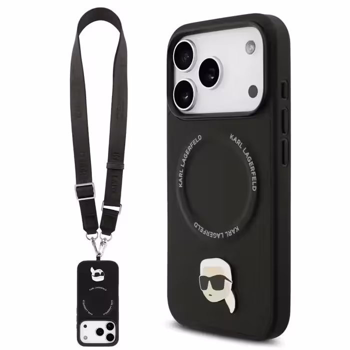 کاور کارل لاگرفلد مدل MAGSAFE CHOUPETTE CROSSBODY مناسب گوشی موبایل آیفون 17 پرومکس