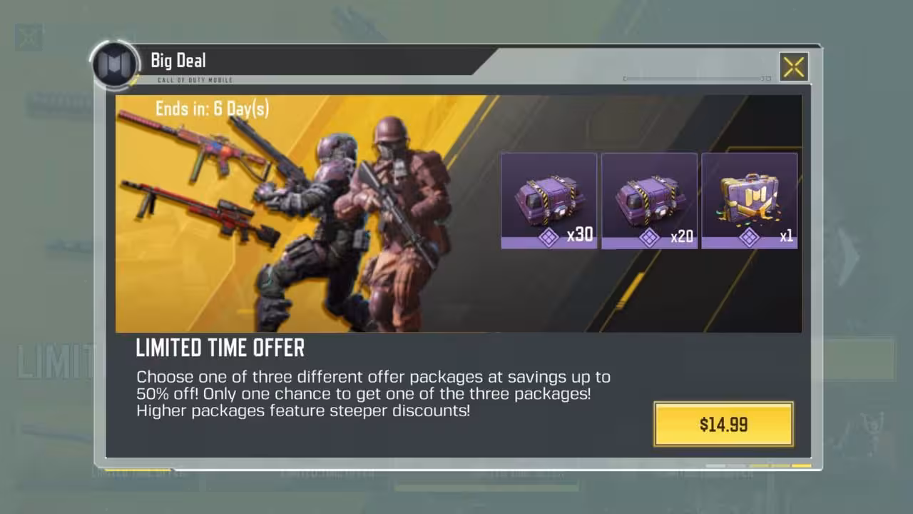 افر لیمیت 15 دلاری