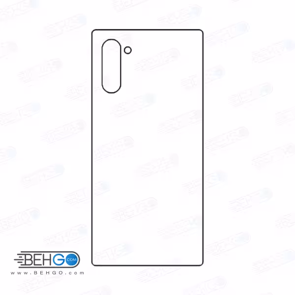 برچسب پشت نوت 10 سامسونگ محافظ پشت رنگی و اکلیلی گوشی Samsung Galaxy Note 10 Back Protector