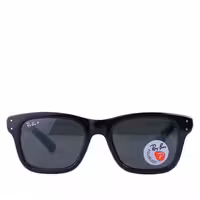 عینک آفتابی ری بن بربنک فریم مشکی ویفرر پلاریزه RB 2283/1