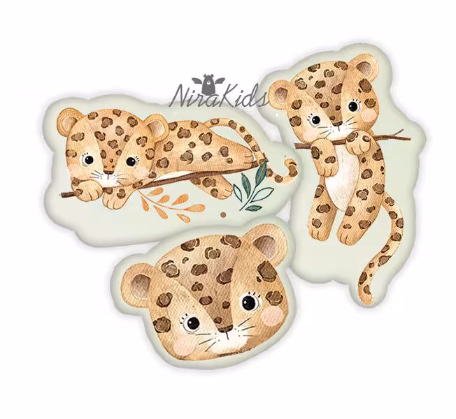 کوسن فانتزی طرح پلنگ کوچولو